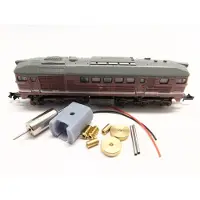 Minitrix micromotor NM070C motor ombouwset voor BR 220, CSD BR 781, V 200 DR / WAB, Taigatrommel