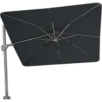 Platinum Zweefparasol Nexus T2 Premium Anthracite Faded Black (300 x 300 cm)