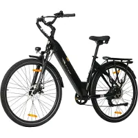 TTGO C3 SE Elektrische Fiets - 250W Motor - 36V18Ah Accu - Max Snelheid 25km/u - 28 INCH Banden - Max Bereik 80-120km - Shimano 7 Versnellingen - Zwart