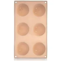 Orion Koekjesvorm Silicone Beige Halve Bol 28x16,5 cm - Bakvorm voor Koekjes
