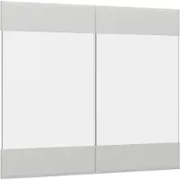 Vicco R-Line Keukenfront – 79.2 x 59 cm meubelfront voor de glazen hangkast Wit Landhuis