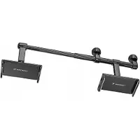 Wozinsky Dubbele Telefoonhouder Auto Hoofdsteun Zwart (WTHBK1)