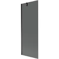 Mexen Next badwand 1-vleugelig 70 x 150 , grafiet, zwart - 895-070-000-00-40-70