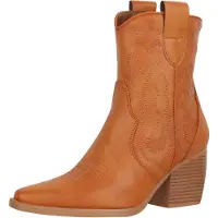 Salinyang Cowboylaarzen camel