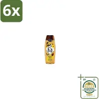 Fa – Douchegel – Kahuna Ritual – 250 ml - Voordeelverpakking - 6 stuks - Vegan douchegel - Polynesiësche wellness