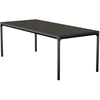 Houe Tuintafel Four Ceramic Table Graphite Dark Grey 210 x 90 cm