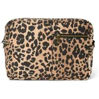 Studio Noos kinderwagen organizer Leopard Stroller bruin Toilettas Dames Katoen