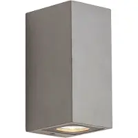 QAZQA Moderne buiten wandlamp grijs 2-lichts IP44 - Pompei