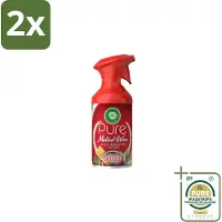 Air Wick – Luchtverfrisser Spray – Pure Mulled Wine – 250 ml - Voordeelverpakking - 2 stuks - Gezellige sfeer - Wintergeur