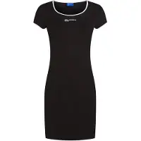 Karl lagerfeld JEANS Jurk 'Milano' zwart / wit