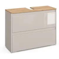 Vicco Majest Wastafelonderkast – 80.1 x 62 cm met 2 lades Kasjmier/Artisan