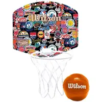 Wilson NBA Team Retro Mini Basketbalring
