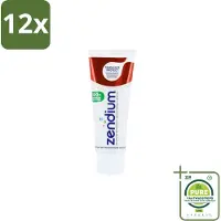 Zendium – Tandpasta – Tandvlees Protect – 75 ml - Voordeelverpakking - 12 stuks - Tandvleesbescherming - Gevoelig tandvlees