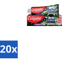 Colgate – Tandpasta – MaxFresh Whitening Bamboo Charcoal – 100 ml - Bulkverpakking - 20 stuks