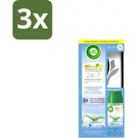 Air Wick 3 x - Freshmatic Max – Starterkit – Crisp Linen & Lilac – 250 ml - Geur Crisp Linen - Automatische Geurverspreiding - Life Scents - Frisse Geur - Geurverspreider