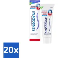 Sensodyne 20 x – Tandpasta – Gevoeligheid & Tandvlees – 75 ml - Gevoelige Tanden - Tandvleesbescherming - Tandgevoeligheid - Tandplak - Gaatjes