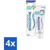 Sensodyne – Tandpasta – Complete Protection + Cool Mint – 75 ml - Voordeelverpakking - 4 stuks
