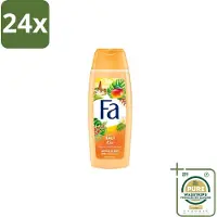 Fa – Douchegel – Bali Kiss – 250 ml - Voordeelverpakking - 24 stuks - Mango - Vanillebloesem