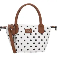 Charm London Buckingham Handtas - Dames - Schoudertas - Crossbodytas - Dames Tas - Dots - Stippen - Zwart Wit