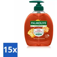 Palmolive 15 x Handzeep Hygiëne Plus Family 300 ml - Handzeep - Hygiëne - Gezin - Handhygiëne - Bacteriën