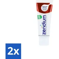Zendium 2 x – Tandpasta – Tandvlees Protect – 75 ml - Tandvleesbescherming - Gevoelig Tandvlees - Natuurlijke Tandpasta - Mondgezondheid - Fluoride