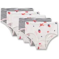Sanetta Onderbroek rood / zwart / wit