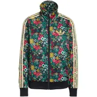 Adidas Sweatvest 'Firebird' lichtgeel / groen / rood / zwart
