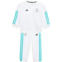 Adidas Trainingspak 'MERCEDES - AMG PETRONAS FORMULA 1 TEAM DNA BABY JOGGER LONG' aqua / zwart / wit