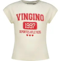 Vingino Shirt 'Houla' ivoor / rood