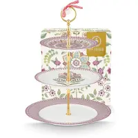 Pip studio Etagère Home 3/Layer Cake Stand Lily & Lotus Lilac