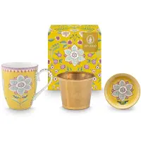 Pip studio Theeset Home Tea For One Lily & Lotus Yellow