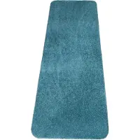 Prima - Soft - Badmat - Wastafelmat - Loper - blauw - groen - 50x150cm - antislip