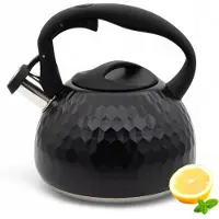 Meyerhoff RVS fluitketel 3 liter MH-4049 – Inductie fluitketel – Matzwart – Modern design