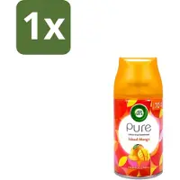 Air Wick 1 x – Luchtverfrisser Navulling – Island Mango – 250 ml - Luchtverfrisser - Geur - Tropisch - Mango - Fris