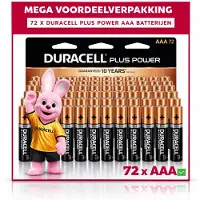 Duracell 72 x AAA Plus Power - Voordeelverpakking - 72 x AAA batterijen