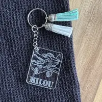 Brainrot sleutelhanger Bombardino Crocodilo met naam - Sleutelhanger - cadeau - verjaardag