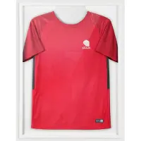 Acaza Wissellijst - Shirt inlijsten - 60x80 cm - Hout - Wit - 3D fotolijst - Wissellijst Voetbalshirt - Voetbal - Basket - Wielershirt