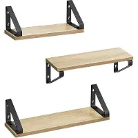 Hoppa! - Wandplank - Eiken Zwart