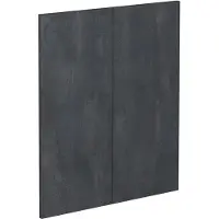 Vicco R-Line Keukenfront – 59.2 x 71.3 cm meubelfront voor de onderkast Zwart beton