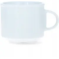 Lubiana Merkury Mokkakopje Porselein Wit 200 ml