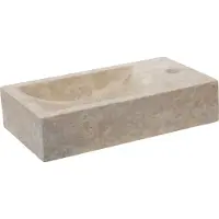 Differnz Fontein Hura L Marmer 40x22x9 Cm Crème