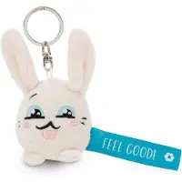 Nici Sleutelhanger Konijn Feel Good! Blauw 5cm