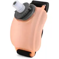 Top Performance Pols Waterfles Hardlopen 2 Stuks - Handsfree Drinkfles 200ml - Siliconen Sportfles voor Marathon, Fitness & Fietsen - Lekvrij & Lichtgewicht - Oranje