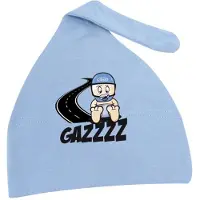 Mad speciale baby jongens biker beanie blauw markering gazzzz voor de winter