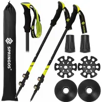 Springos Nordic Walking Stokken - Wandelstokken - Verstelbaar - Opvouwbaar