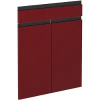 Vicco R-Line Keukenfront – 59.6 x 70.8 cm meubelfront voor de lade-onderkast Rood
