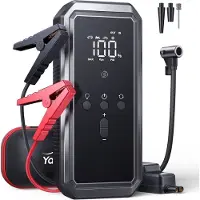 Equivera Jumpstarter voor Auto - Accu Booster - Acculader voor Auto - Starthulp voor Auto - Acculader - Auto Acculader - Accu Booster voor Auto - Nooit meer zonder lege accu!