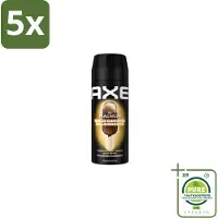 Axe 5 x – Deodorant Bodyspray – Magnum Gold Caramel Billionaire – 150 ml - Grootverpakking - Deodorant - Bodyspray - Luxe Geur - Chocolade Geur - Karamel Geur