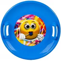 STT Sneeuwslee Meisje Emoji Blauw - Duurzaam Kunststof