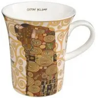 Goebel - Gustav Klimt | Koffie / Thee Mok De Vervulling | Beker - porselein - 400ml - met echt goud - 2 stuks
